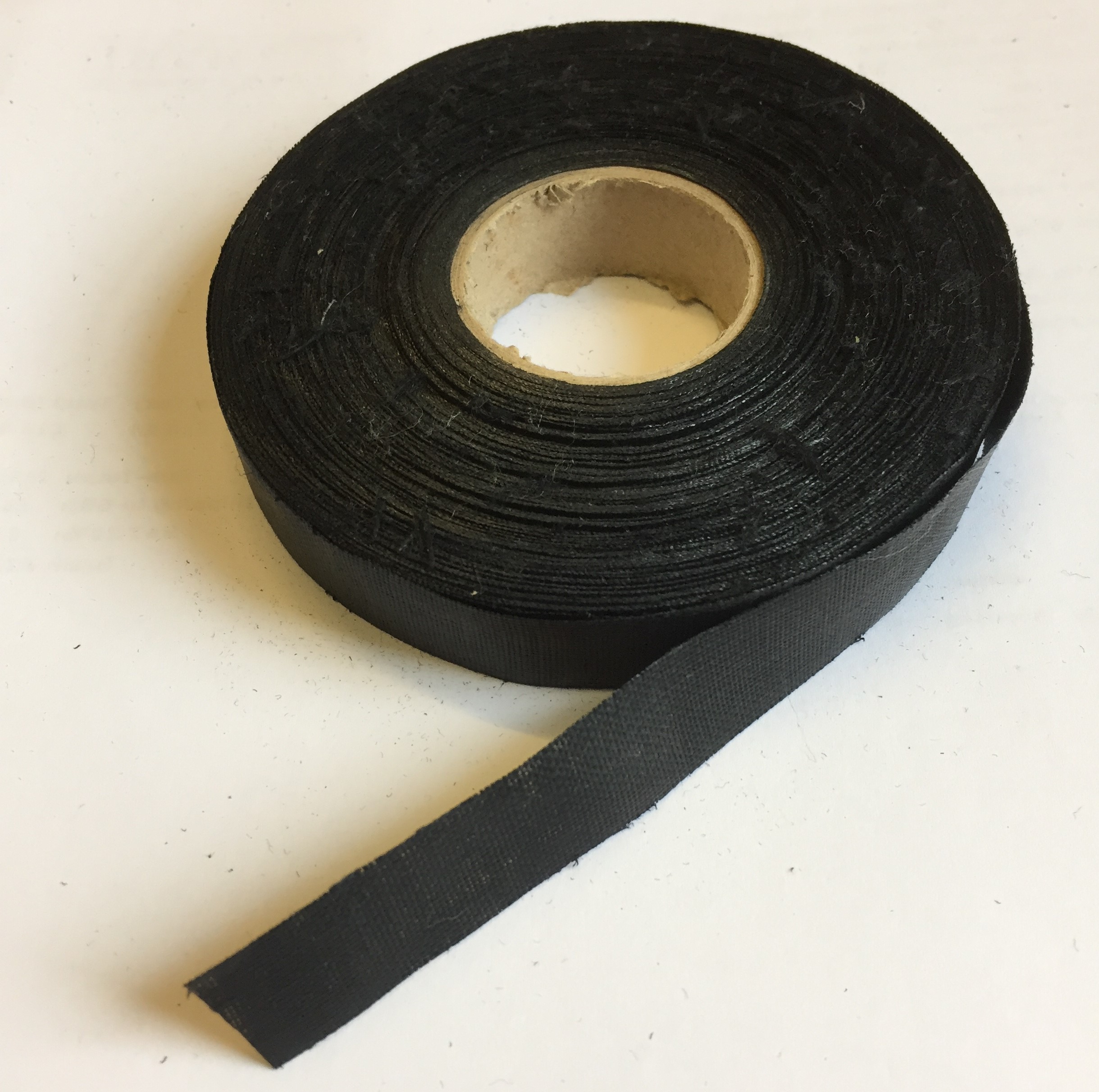 100% Linen Holland 18mm TAPE per 50m Roll BLACK - Click Image to Close